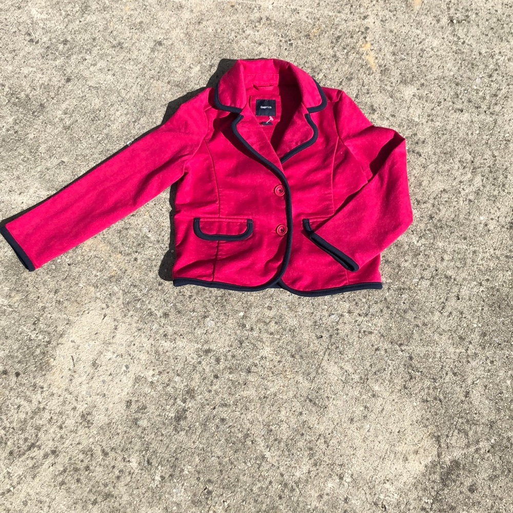 Gap hot pink blazer size small 6-7